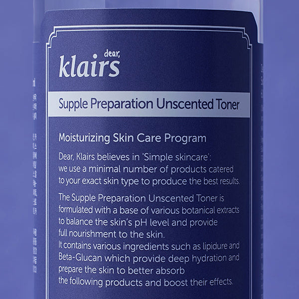Supple Preparation Unscented Toner