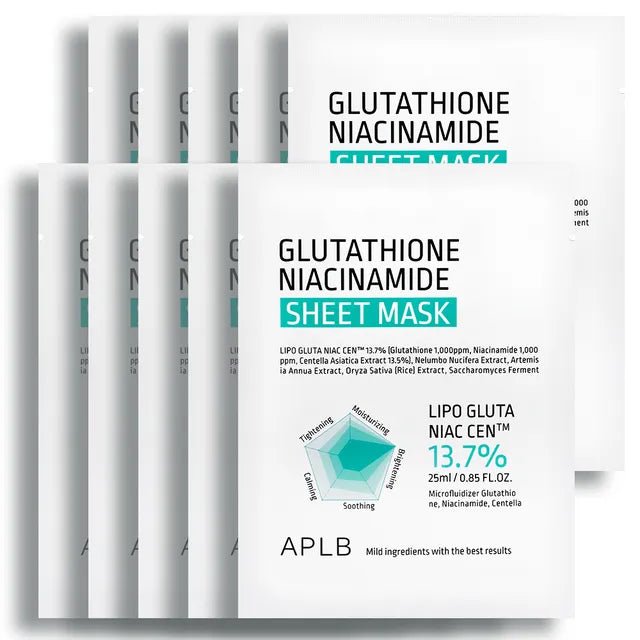 APLB Glutathion Niacinamide Sheet Mask (10 Pcs) - Kahng