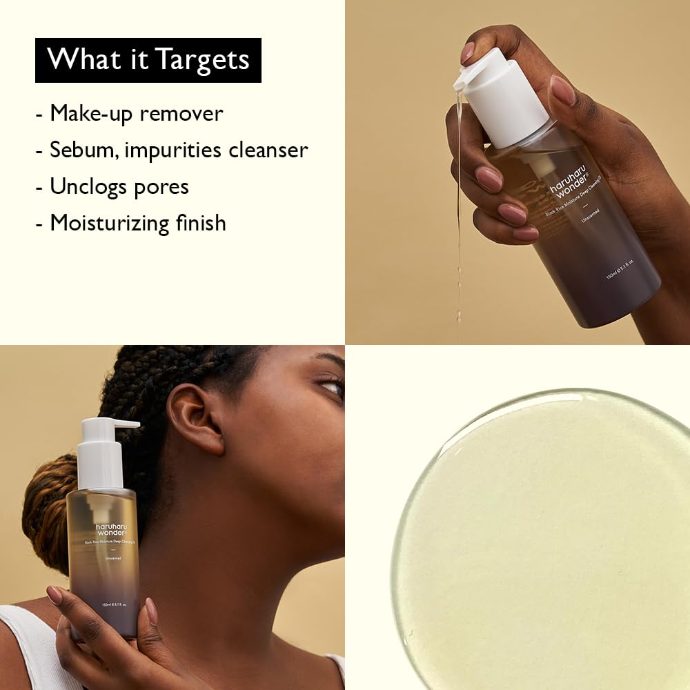 Black Rice Moisture Deep Cleansing Oil - Kahng