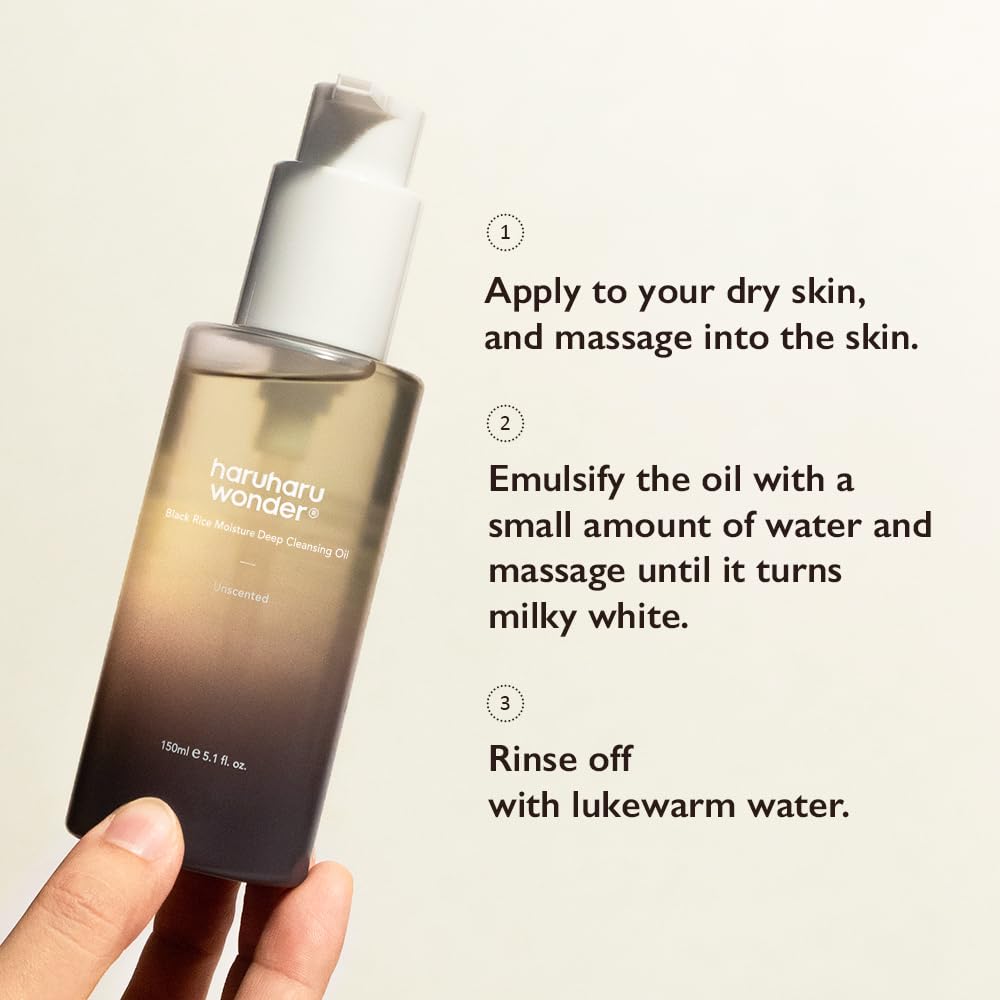 Black Rice Moisture Deep Cleansing Oil - Kahng