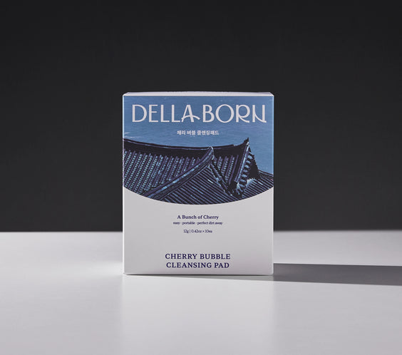 Disques nettoyants Della Born a la cerise, soin visage pratique et efficace.