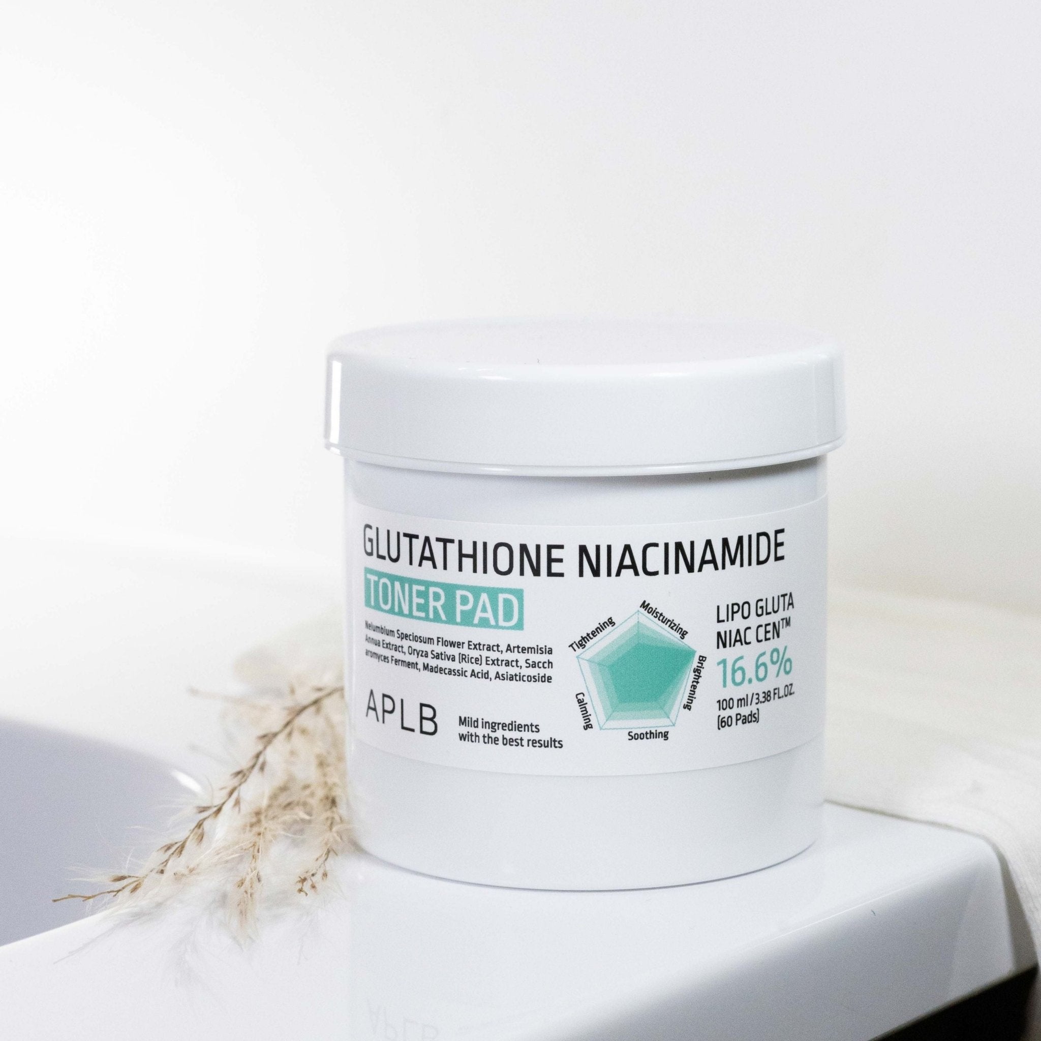 Disques Tonifiants au Glutathion et Niacinamide - Kahng