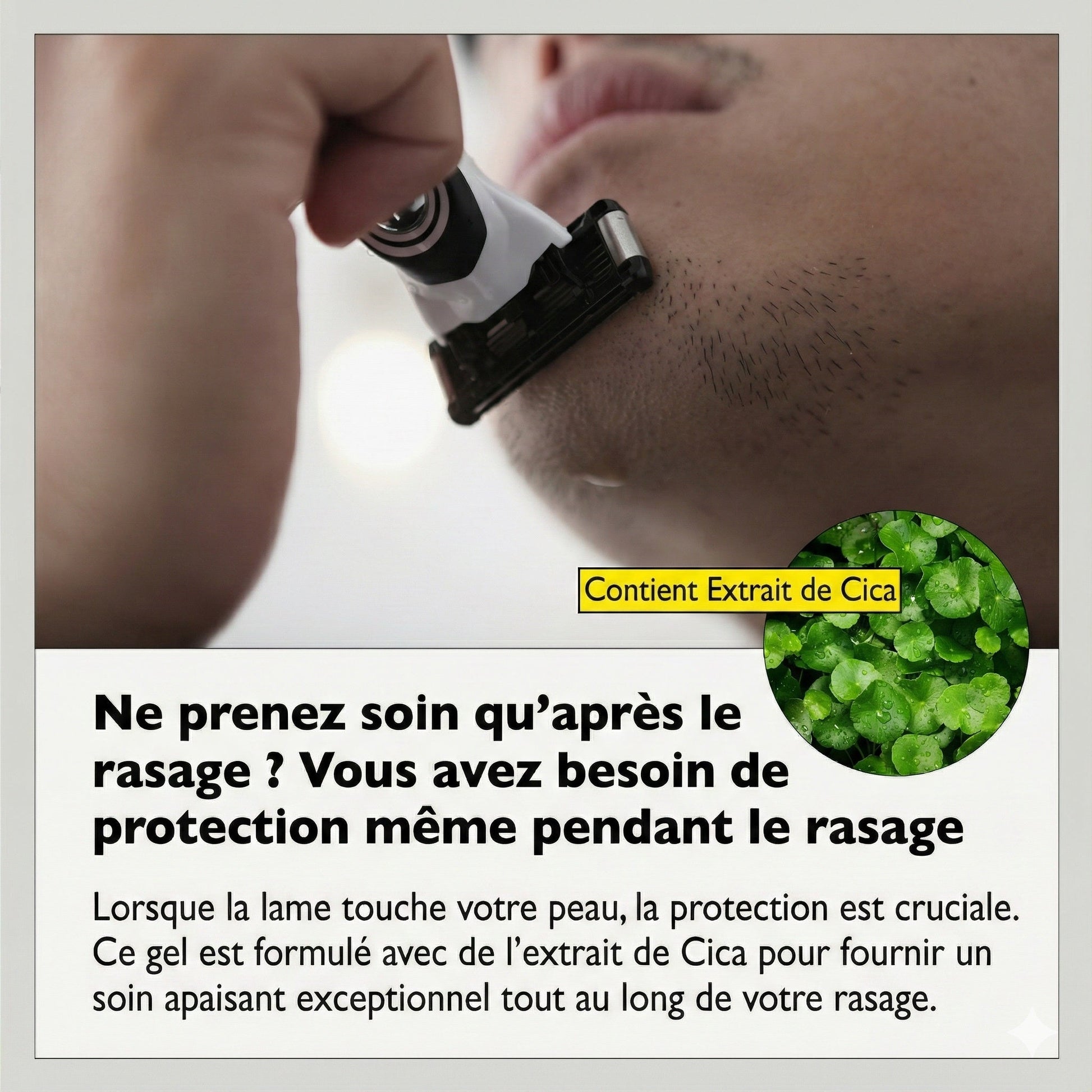 Gel de Rasage Cica Effet Glacé - Kahng
