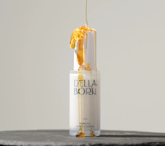 Serum coreen Della Born miel de manuka, soin hydratant intense et eclat naturel.