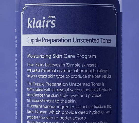 Supple Preparation Unscented Toner - Kahng